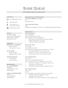 Resume With Customer Service (A4)