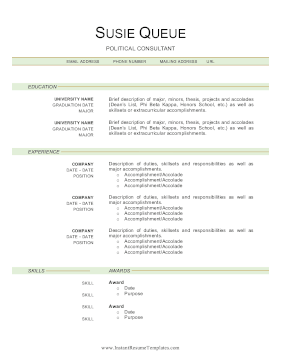 2-Column Resume Color A4