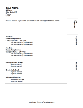 Engineer Resume