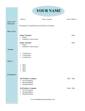 Modern Academic Resume