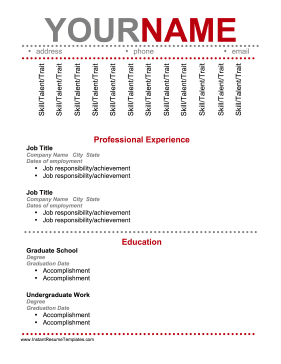 Resume Hanging Skill Tree