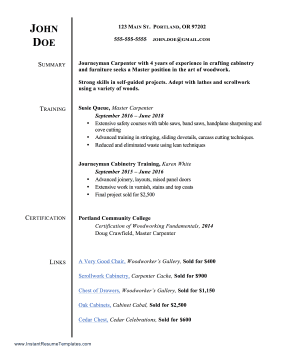 Resume With Links