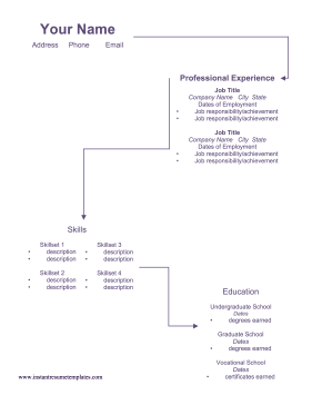 White Space Resume