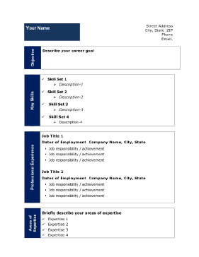 Business Resume - Bold (A4)