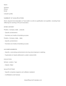 ATS Applicant Tracking System Blank