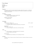 College Student Retail Letter