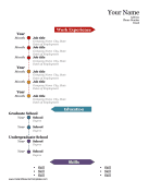 Colorful Timeline