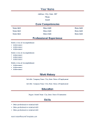 Core Competencies