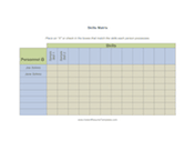 Skills Matrix